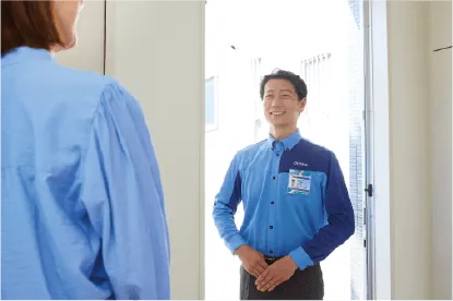 すべて自社スタッフが伺います